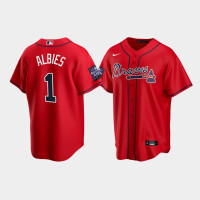 Ozzie Albies Atlanta Braves Replica Red 2021 All-Star Game Alternate Jersey